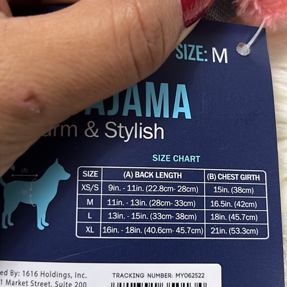 Cute doggie pjs for smaller dog - Picture 3 of 4